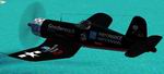 Fictional
            repaint of the f4u1a of nascar legend & great Dale Earndhart's #3
            car " the Intimidator " 
